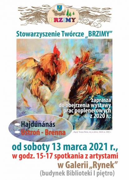 Wystawa prac poplenerowych z 2020r.: Hajdunanas, Ustroń - Brenna