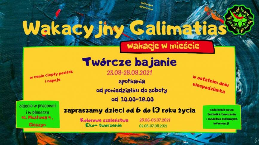 Wakacyjny galimatias- Twórcze bajanie -Lato w mieście