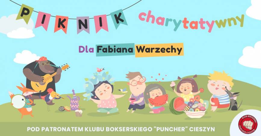 Piknik charytatywny dla Fabiana Warzechy