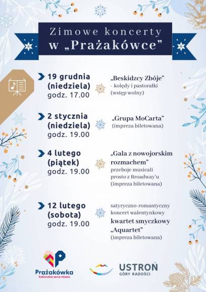 Zimowe koncerty w "Prażakówce"
