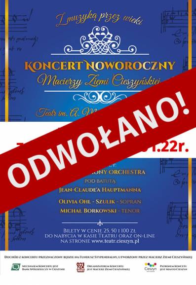 Koncert Noworoczny - ODWOŁANY!!!