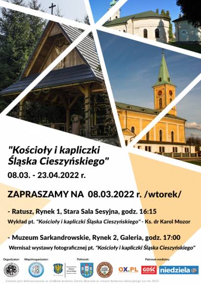 Wystawa fotograficzna: Kościoły i kapliczki Śląska Cieszyńskiego