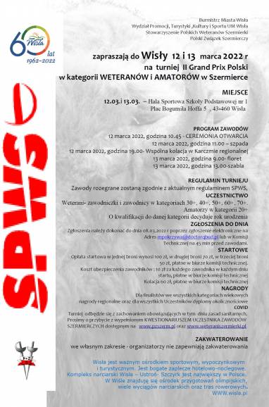 II Grand Prix Polski Weteranów i Amatorów w Szermierce