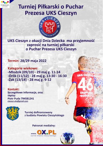 Turniej Piłkarski o Puchar Prezesa UKS Cieszyn