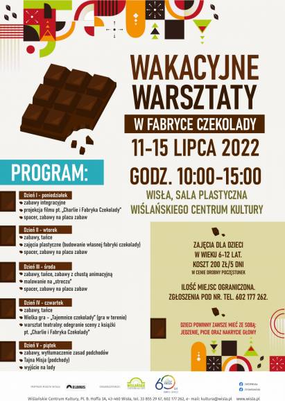 Wakacyjne warsztaty "W fabryce czekolady"