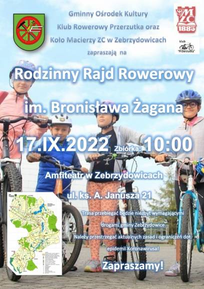 Rodzinny Rajd rowerowy im. Bronisława Żagna