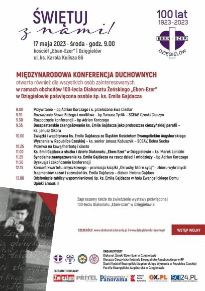 Międzynarodowa Konferencja w ramach 100-lecia Diakonatu Żeńskiego "Eben-Ezer" w Dzięgielowie 