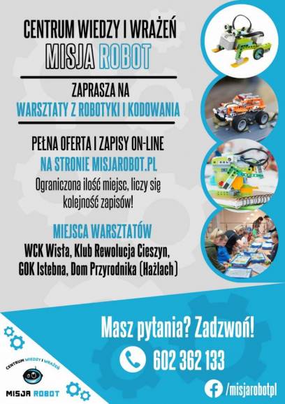Warsztaty pokazowe z robotyki i kodowania z Misją Robot