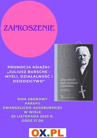 Promocja książki o biskupie Juliuszu Bursche