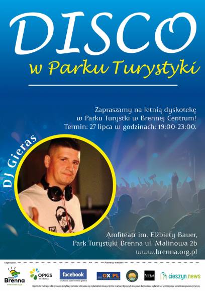 Disco w Parku Turystyki - DJ Gieras