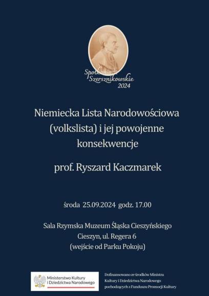 NIEMIECKA LISTA NARODOWOŚCIOWA (VOLKSLISTA) I JEJ POWOJENNE KONSEKWENCJE - prof. Ryszard Kaczmarek