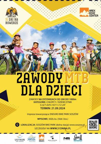 DZIECI na ROWER - zawody MTB