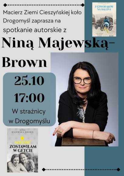 Spotkanie autorskie z Niną Majewską-Brown