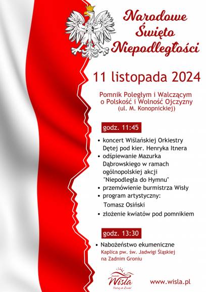 Obchody Narodowego Święta Niepodległości w Wiśle