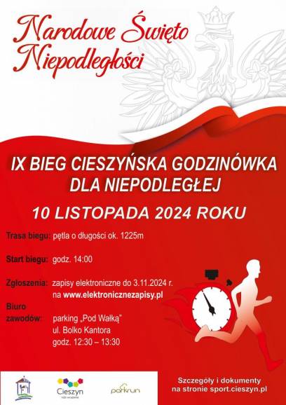  IX Bieg Cieszyńska Godzinówka dla Niepodległej