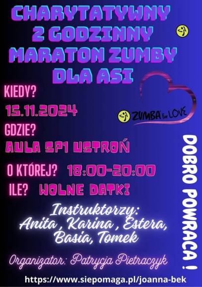 Charytatywny maraton ZUMBA FITNESS