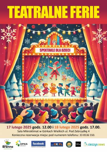 Teatralne Ferie – Spektakle dla Dzieci