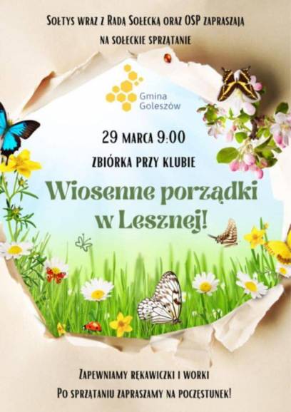 Sprzątanie Lesznej Górnej