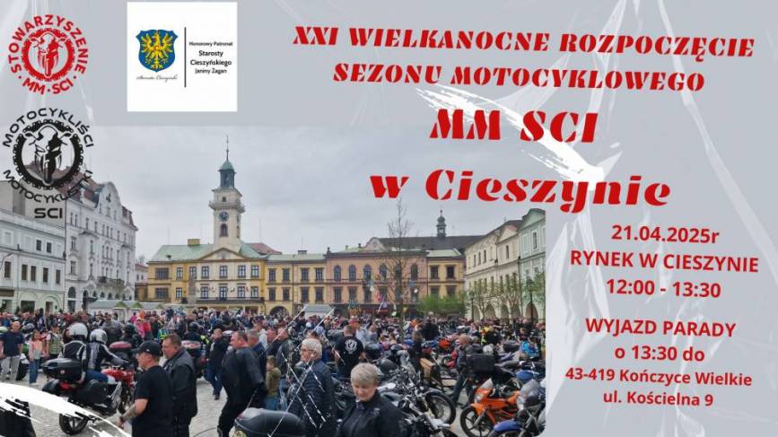 XXI Wielkanocne Rozpoczęcie Sezonu Motocyklowego MM SCI w Cieszynie