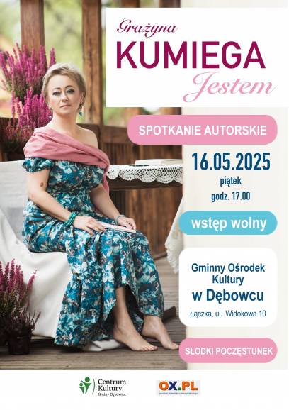 Spotkanie autorskie z Grażyną Kumiegą