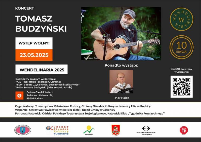 Koncert Tomasza Budzyńskiego - Wendelinaria 2025