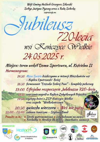 Jubileusz 720-lecia wsi Kończyce Wielkie