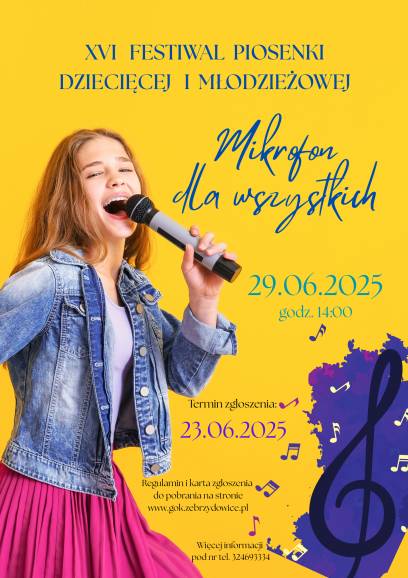 Festiwal Piosenki polskiej dla dzieci i młodzieży „Mikrofon dla wszystkich”