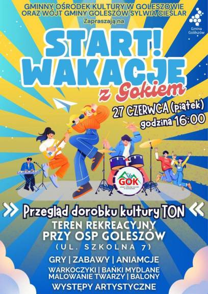  Start wakacje z Gminnym Ośrodkiem Kultury w Goleszowie 