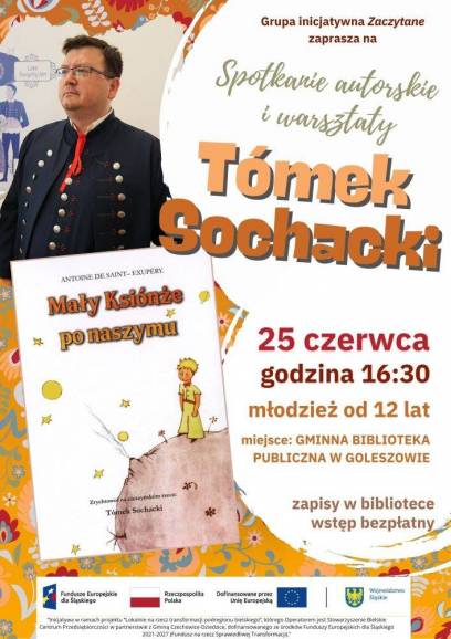  Tómek Sochacki - spotkanie autorskie i warsztaty w bibliotece w Goleszowie 