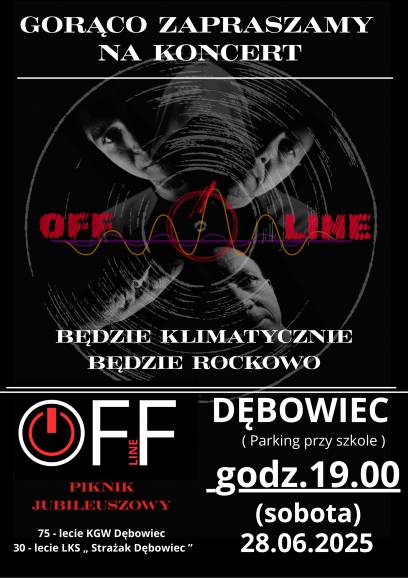 Koncert zespołu Offline w Dębowcu