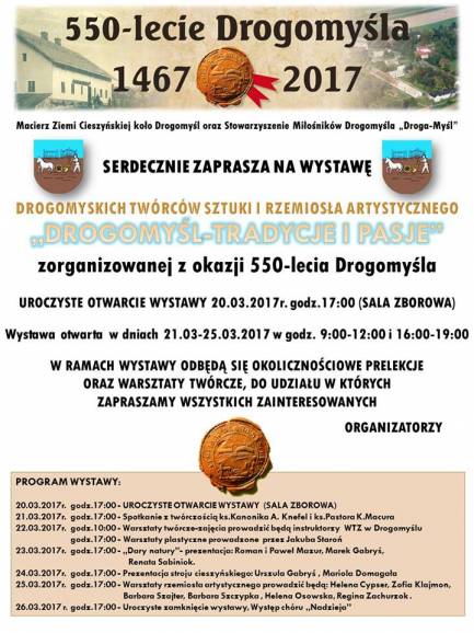 550-lecie Drogomyśla - Wystawa