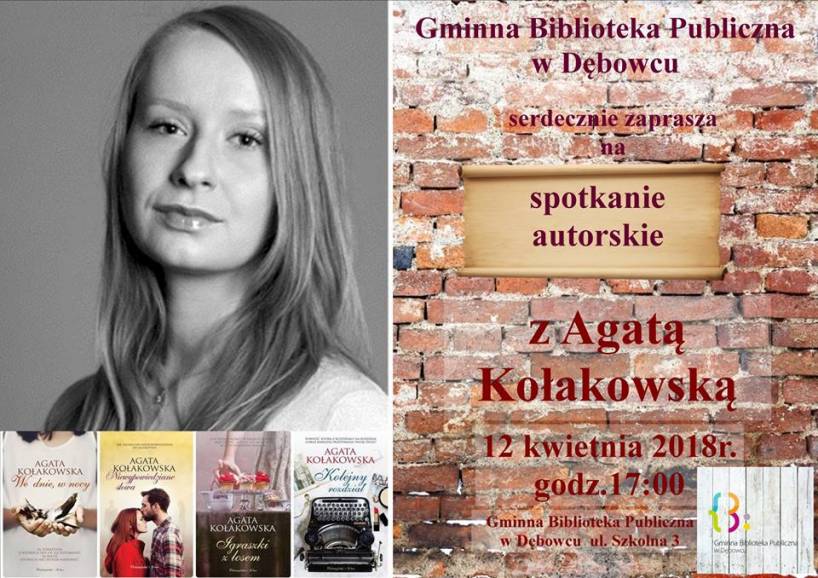 Spotkanie autorskie z Agatą Kołakowską